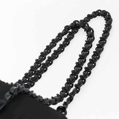Prada PRADA Chain Shoulder Bag Nylon Black Authentic 170424