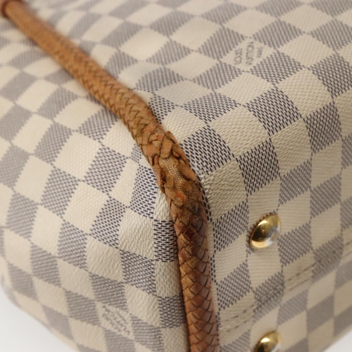 Louis Vuitton LOUIS VUITTON Damier Azur Propriano Tote Bag N44027 LV Authentic 144070