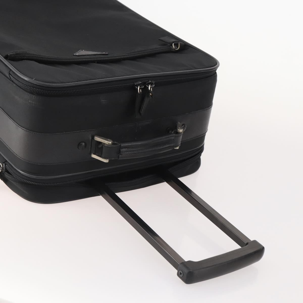 Prada PRADA Trunk Nylon 2 Set Black Authentic 174973 Bag