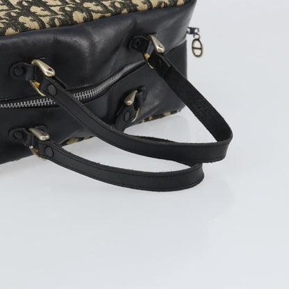 Dior Christian Dior Trotter Canvas Hand Bag Navy Authentic bs33053