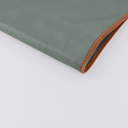 Valentino VALENTINO Garment Cover Leather Green Gold Authentic bs31394 Bag