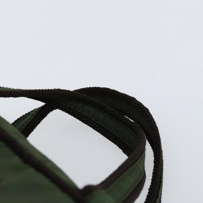 Prada PRADA Hand Bag Nylon Green Authentic 153060