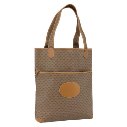 Gucci GUCCI Micro GG Supreme Tote Bag PVC Beige Gold 002 39 0054 Authentic ep13221