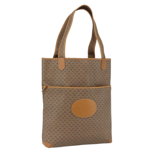 Gucci GUCCI Micro GG Supreme Tote Bag PVC Beige Gold 002 39 0054 Authentic ep13221