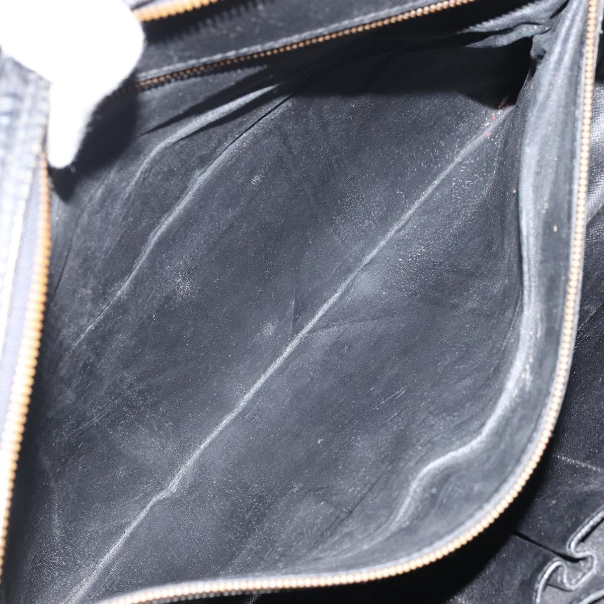 Louis Vuitton LOUIS VUITTON Epi Porte Documents Voyage Bag Black M40321 LV Authentic bs31789