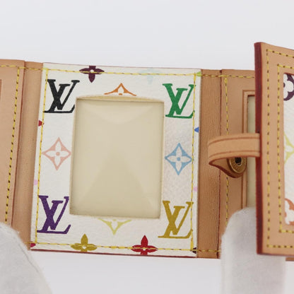 Louis Vuitton LOUIS VUITTON Multicolor Porto Photo 4 Vole Photo Case White M58005 Authentic BAZ610V Bag