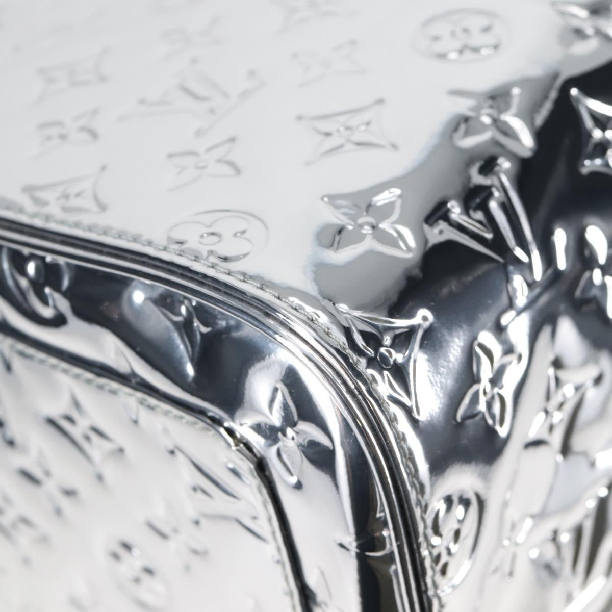 Louis Vuitton LOUIS VUITTON Monogram Miroir Keepall 55 Bag Silver Argent M95275 Authentic yk18156SM