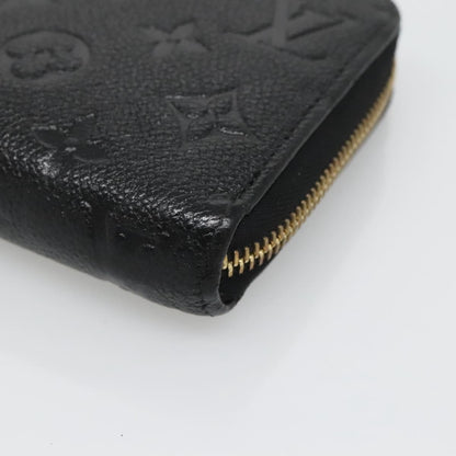 Louis Vuitton LOUIS VUITTON Monogram Empreinte Zippy Wallet Wallet Black M61864 LV Authentic hk2892 Bag