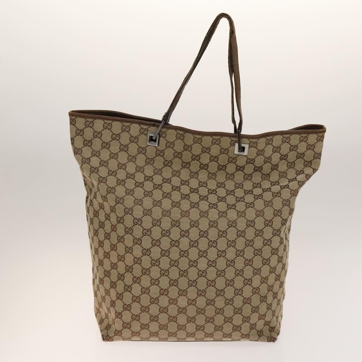 Gucci GUCCI GG Canvas GG Plus Supreme Shoulder Bag PVC 3 Set Beige Authentic ti3417