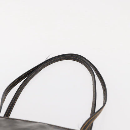Fendi FENDI Zucca Canvas Tote Bag Coated Canvas Black Brown Authentic ka771