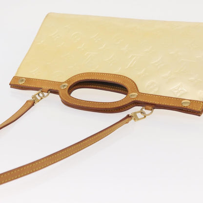 Louis Vuitton LOUIS VUITTON Monogram Vernis Roxbury Drive Hand Bag Perle M91374 LV Authentic 156779