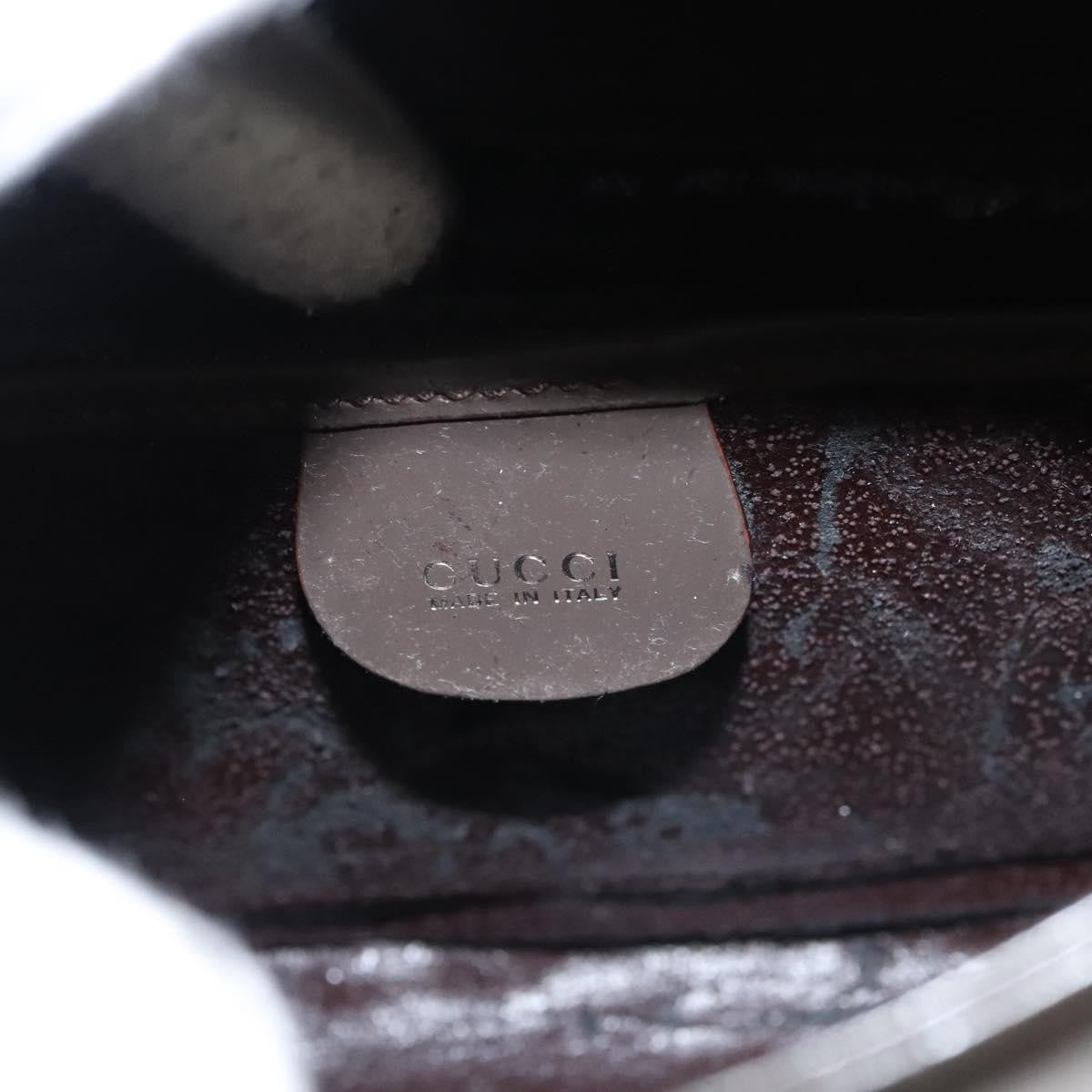 Gucci GUCCI Shoulder Bag Patent leather Brown 007 2023 0249 Authentic 117516