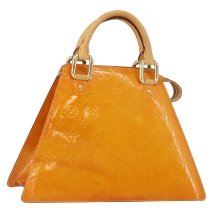 Louis Vuitton LOUIS VUITTON Monogram Vernis Forsyth Hand Bag Jaune M91112 LV Authentic mr2024
