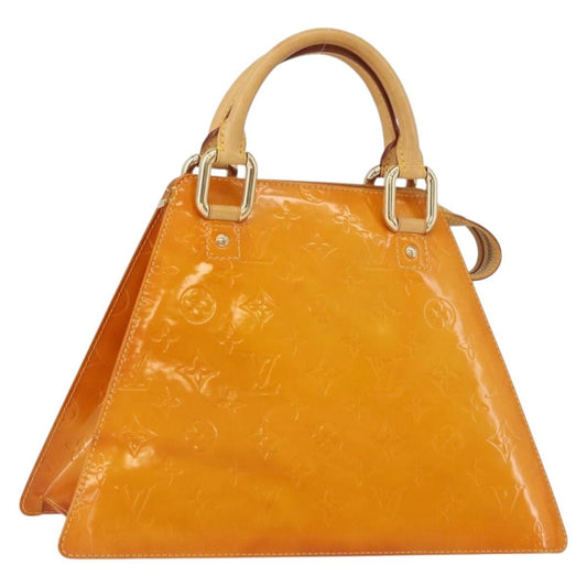 Louis Vuitton LOUIS VUITTON Monogram Vernis Forsyth Hand Bag Jaune M91112 LV Authentic mr2024