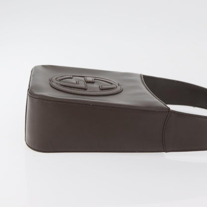 Gucci GUCCI Hand Bag Patent leather Brown Authentic ar13416