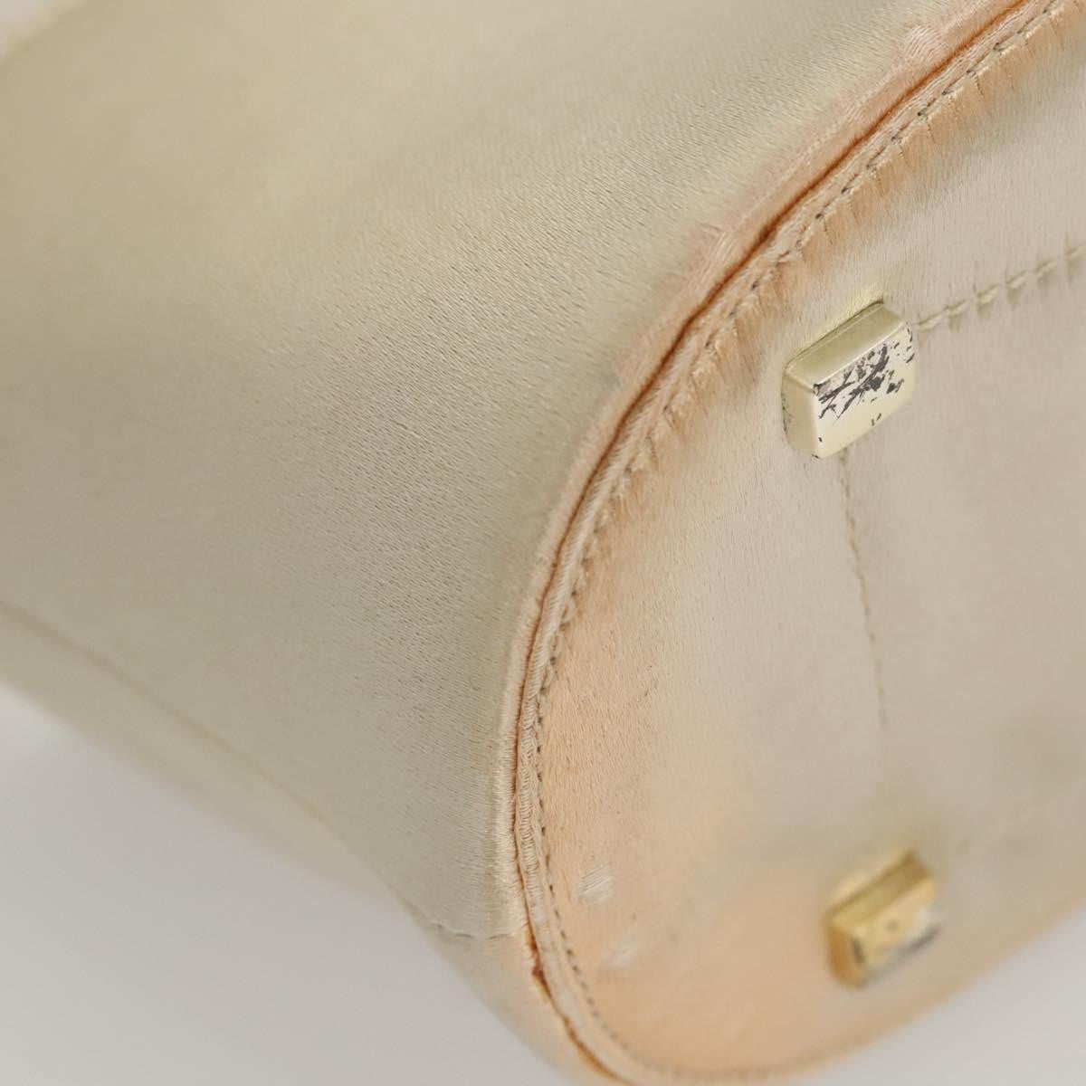Prada PRADA Hand Bag Vinyl Clear Beige Authentic 118773