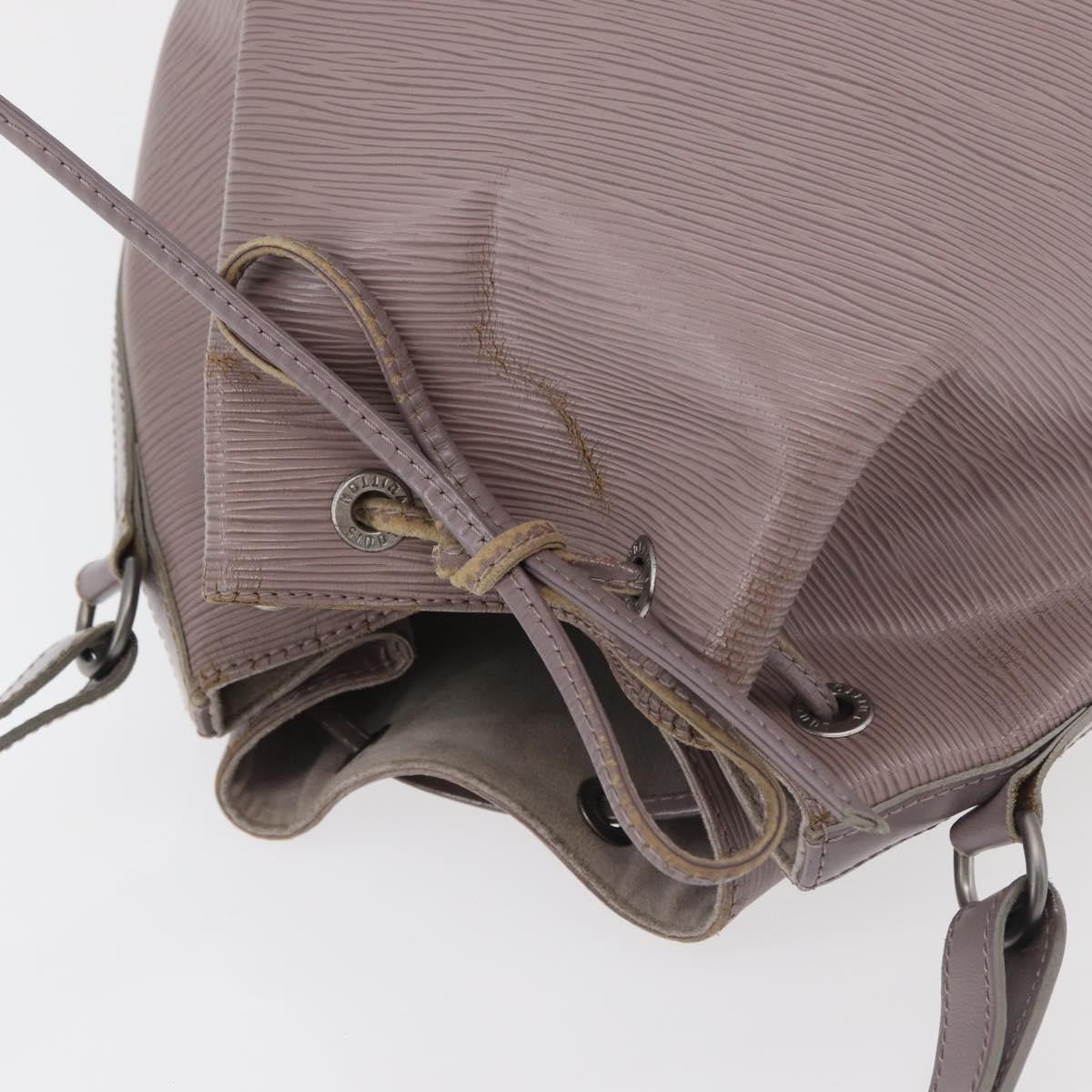 Louis Vuitton LOUIS VUITTON Epi Petit Noe Shoulder Bag Lilac M4410B LV Authentic 179433
