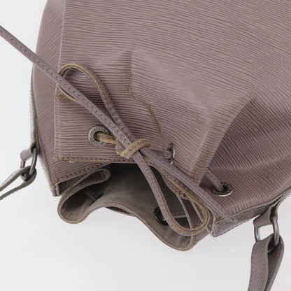 Louis Vuitton LOUIS VUITTON Epi Petit Noe Shoulder Bag Lilac M4410B LV Authentic 179433