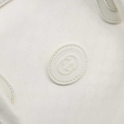 Gucci GUCCI Micro GG Supreme Boston Bag PVC 2way White Gold 002 123 0167 Authentic BA6571