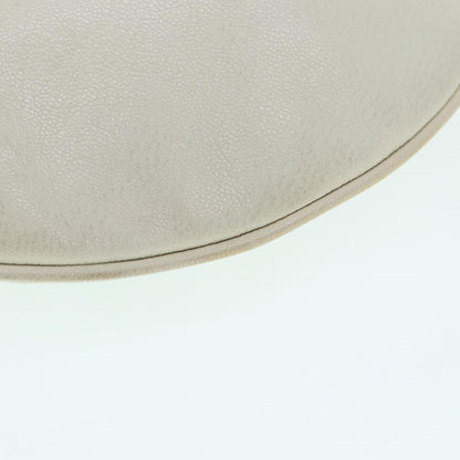 Gucci GUCCI Horsebit Shoulder Bag Leather Beige Gold 170013 Authentic ep5698