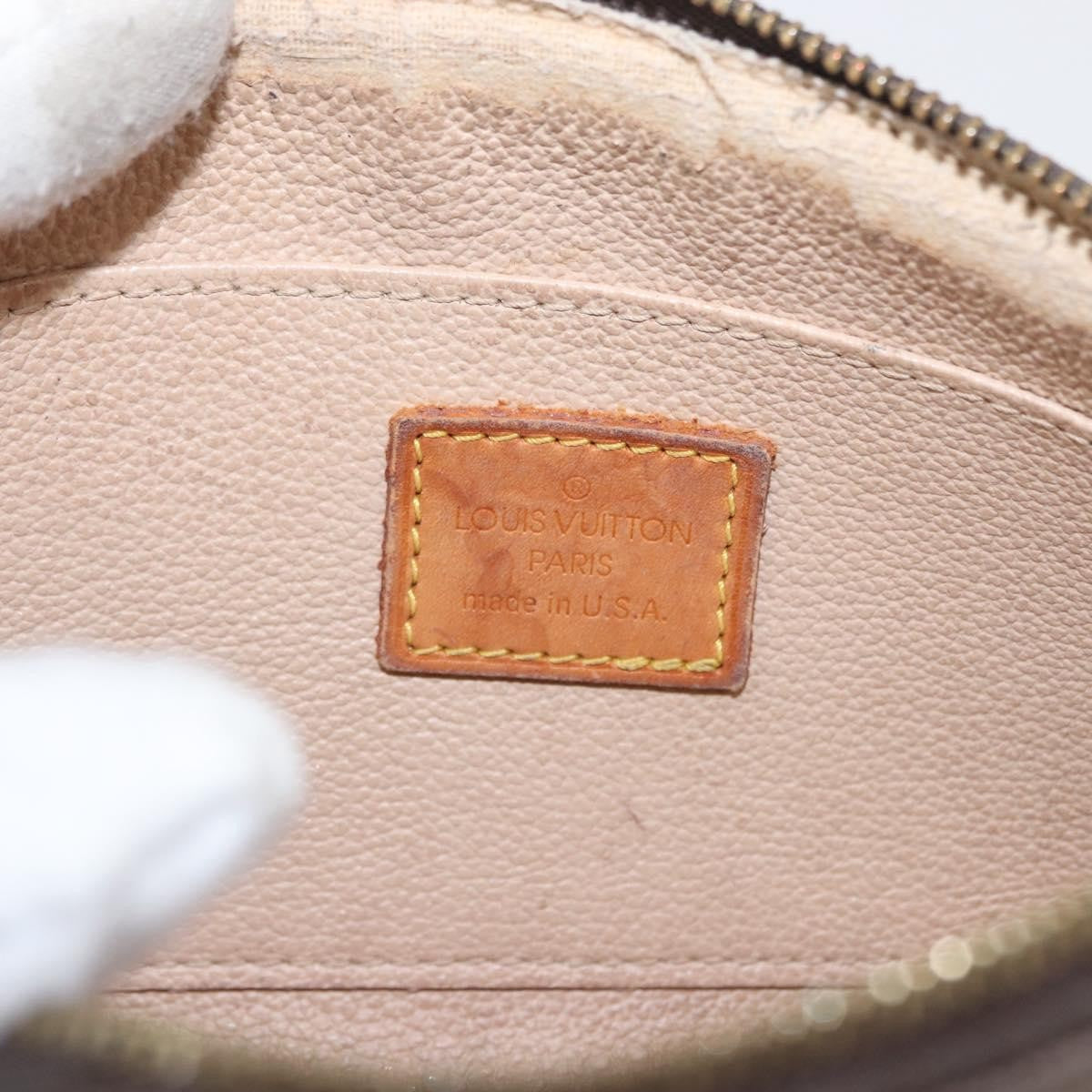 Louis Vuitton LOUIS VUITTON Monogram Pochette Cosmetic PM Cosmetic Pouch M47515 LV Authentic BA7712 Bag