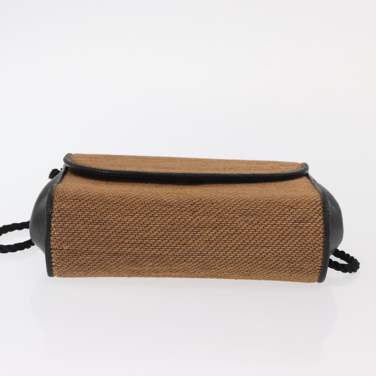Gucci GUCCI Shoulder Bag Canvas Gold Brown Authentic ka1072