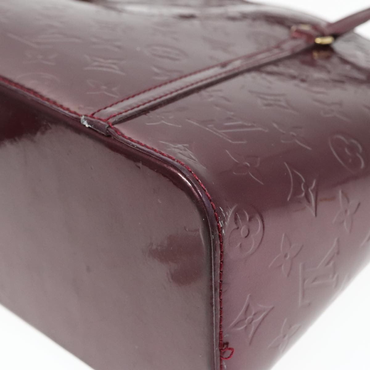 Louis Vuitton LOUIS VUITTON Monogram Vernis Avalon zip Hand Bag Amarante M91594 LV Authentic mr482