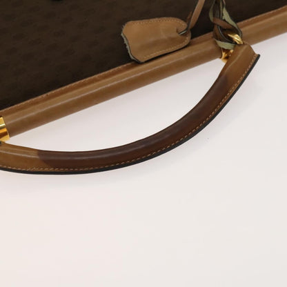 Gucci GUCCI Micro GG Canvas Hand Bag 2way Brown Gold Authentic 121561