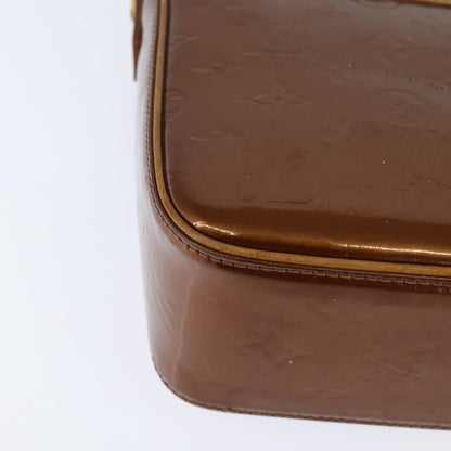 Louis Vuitton LOUIS VUITTON Monogram Vernis Christie GM Bag Bronze M91107 LV Authentic 147762