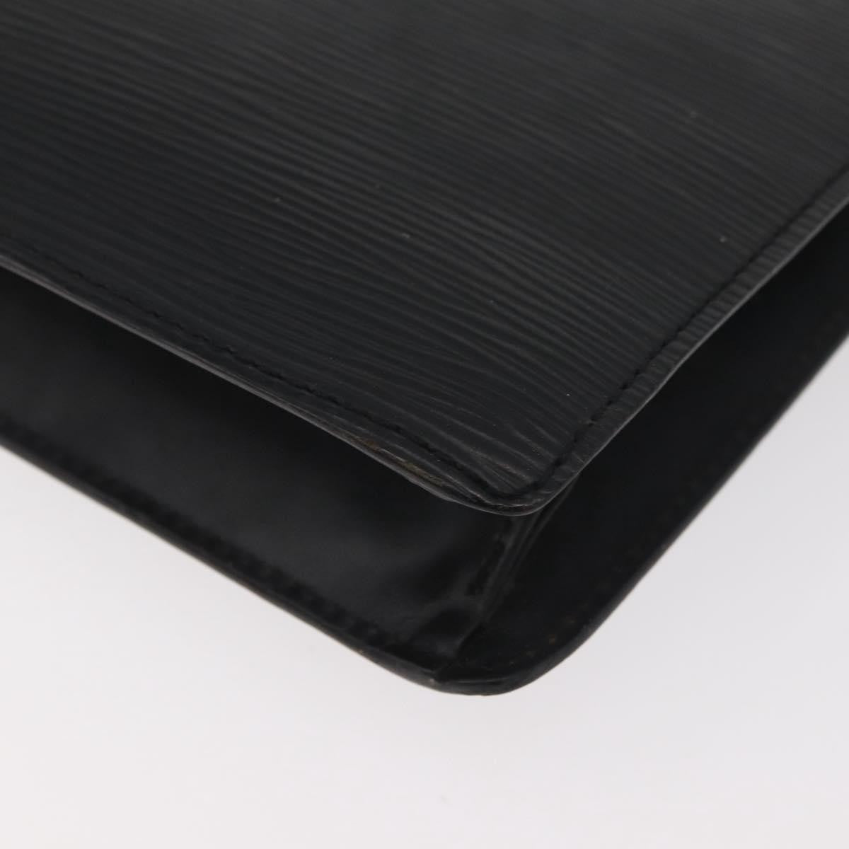 Louis Vuitton LOUIS VUITTON Epi Serie Dragonne Clutch Bag Black Noir M52612 LV Authentic bs35123