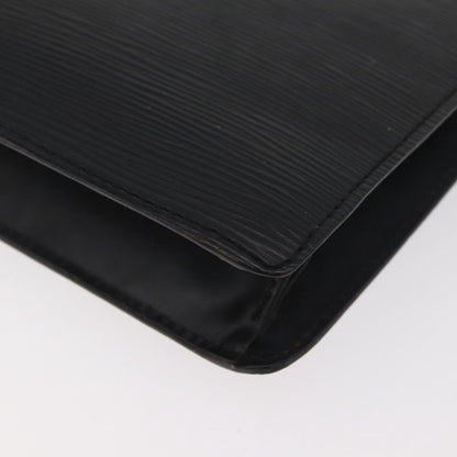 Louis Vuitton LOUIS VUITTON Epi Serie Dragonne Clutch Bag Black Noir M52612 LV Authentic bs35123