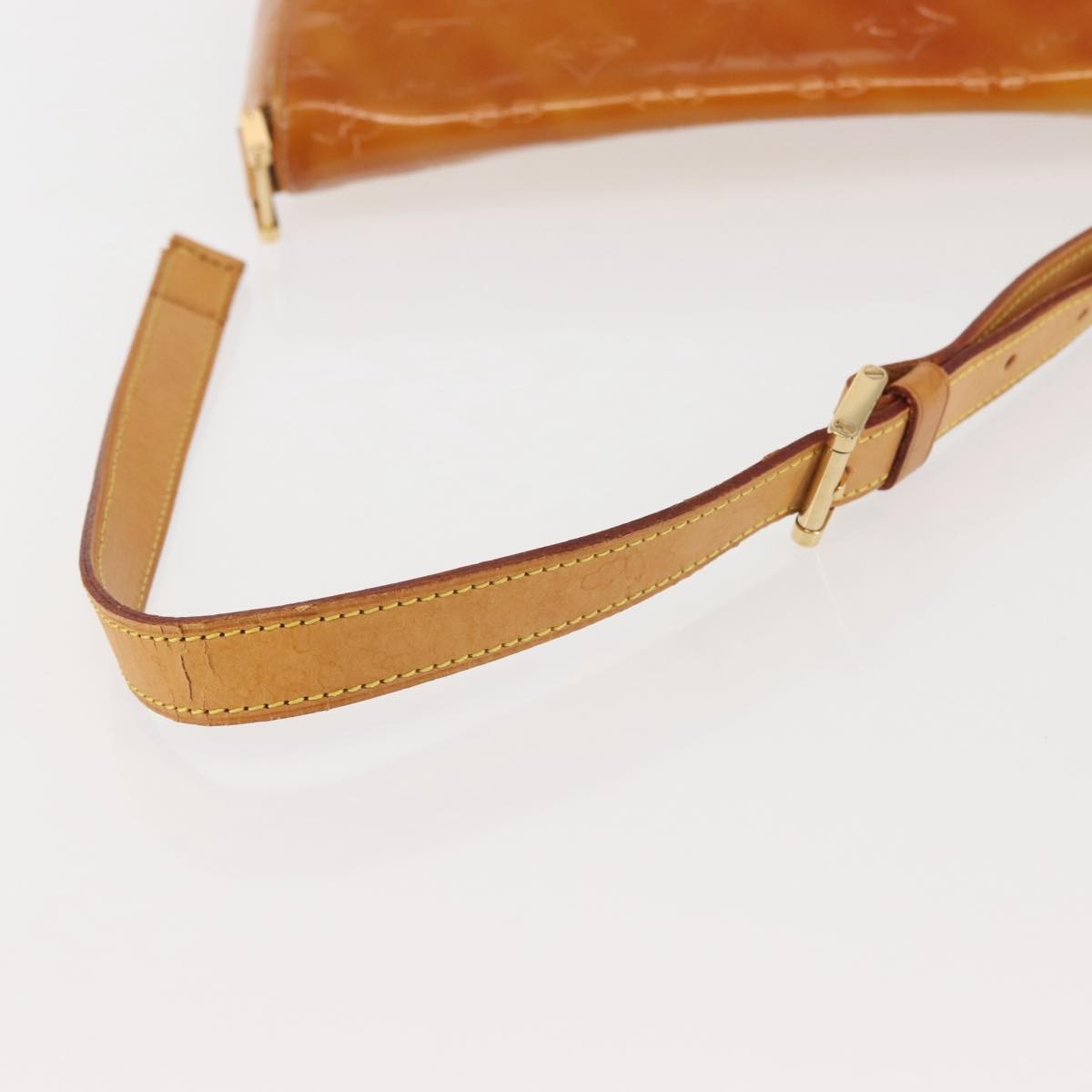 Louis Vuitton LOUIS VUITTON Monogram Vernis Thompson Street Bag Beige M91301 LV Authentic 128772