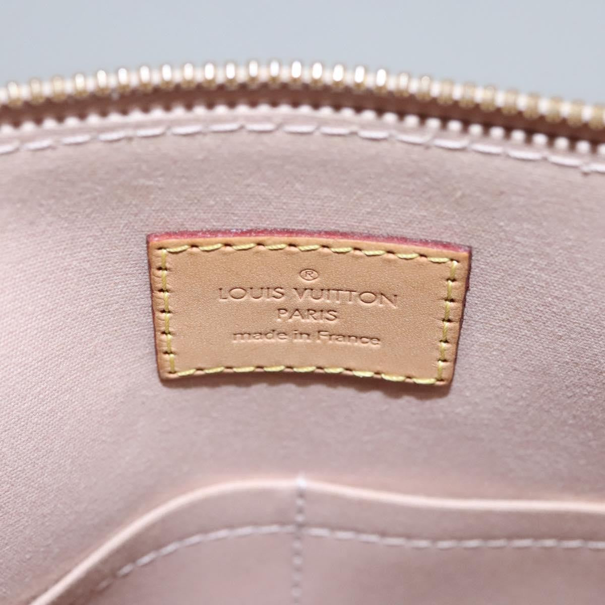 Louis Vuitton LOUIS VUITTON Monogram Vernis Alma PM Hand Bag 2way Dunne M90170 LV Authentic KD187