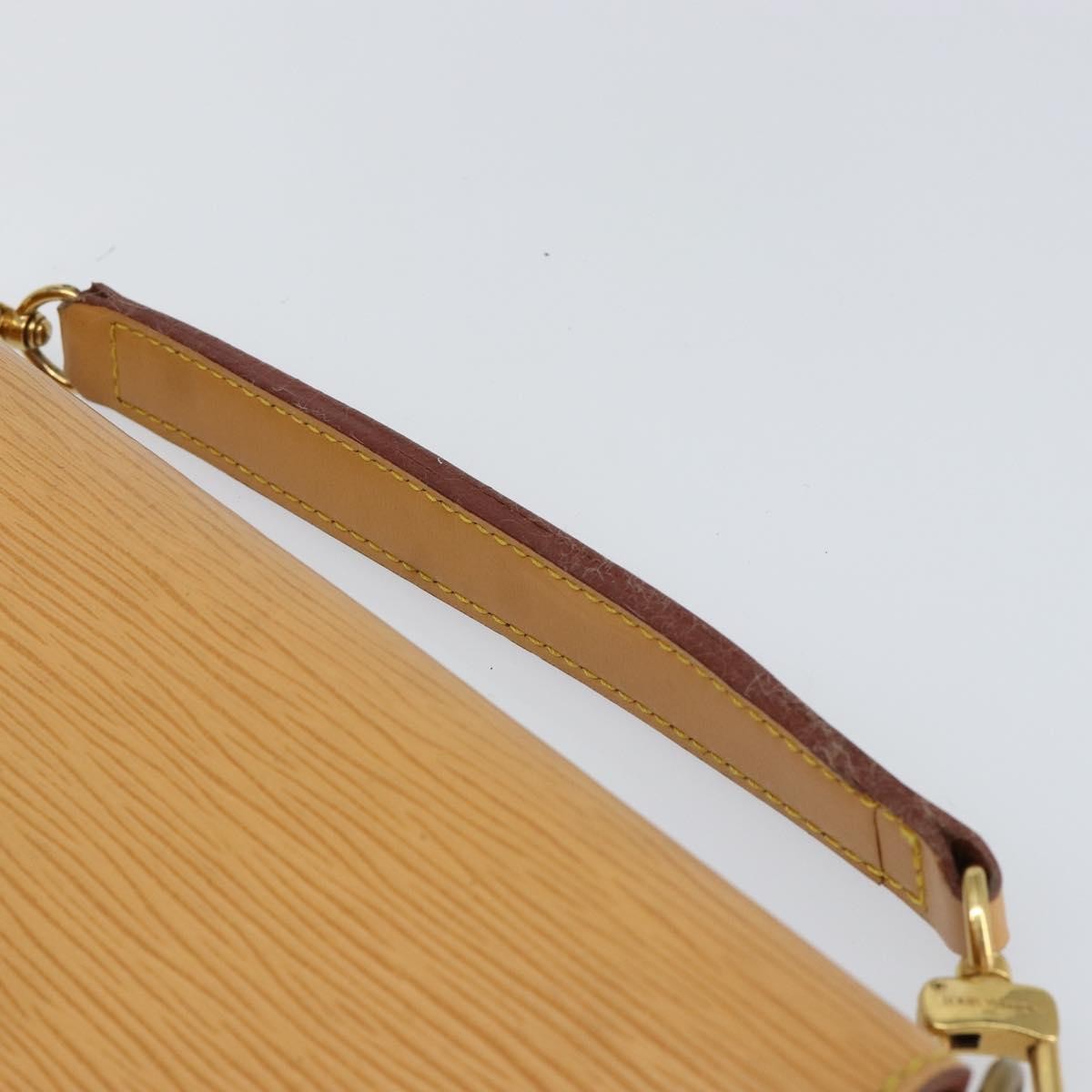 Louis Vuitton LOUIS VUITTON Epi Biface Hand Bag 2way Beige LV Authentic bs30897