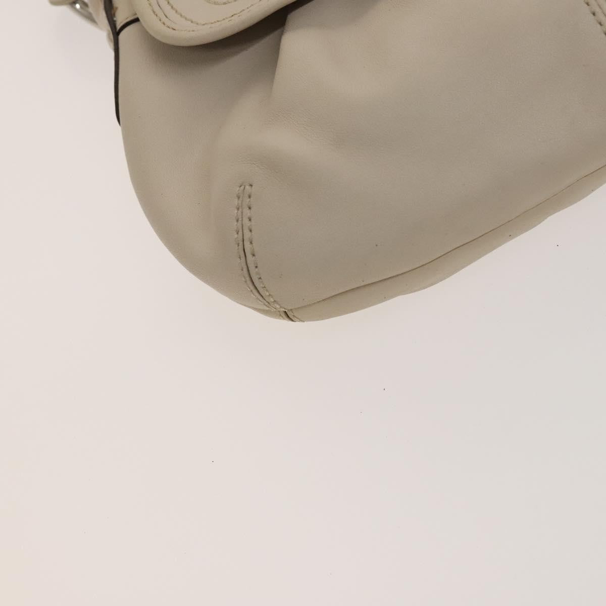 Coach Coach Shoulder Bag Leather 2 Set Brown Light Beige Authentic am8664