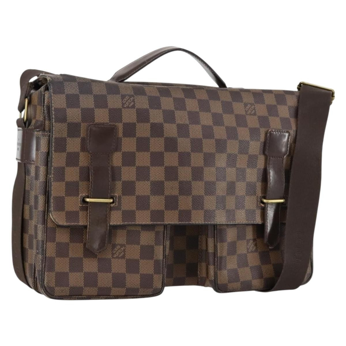 Louis Vuitton LOUIS VUITTON Damier Ebene Broadway Shoulder Bag N42270 LV Authentic 153027