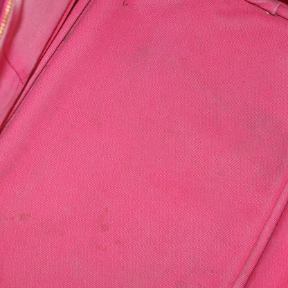 Prada PRADA Canapa Hand Bag Canvas 2 Set Pink Beige Authentic 174968
