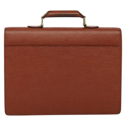 Louis Vuitton LOUIS VUITTON Epi Serviette Conseiller Briefcase Brown M54423 LV Authentic BA4610 Bag