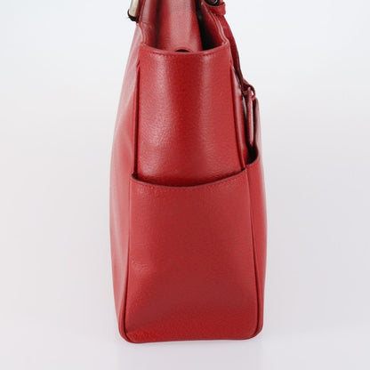 Gucci GUCCI Hand Bag Leather Red Authentic 148420