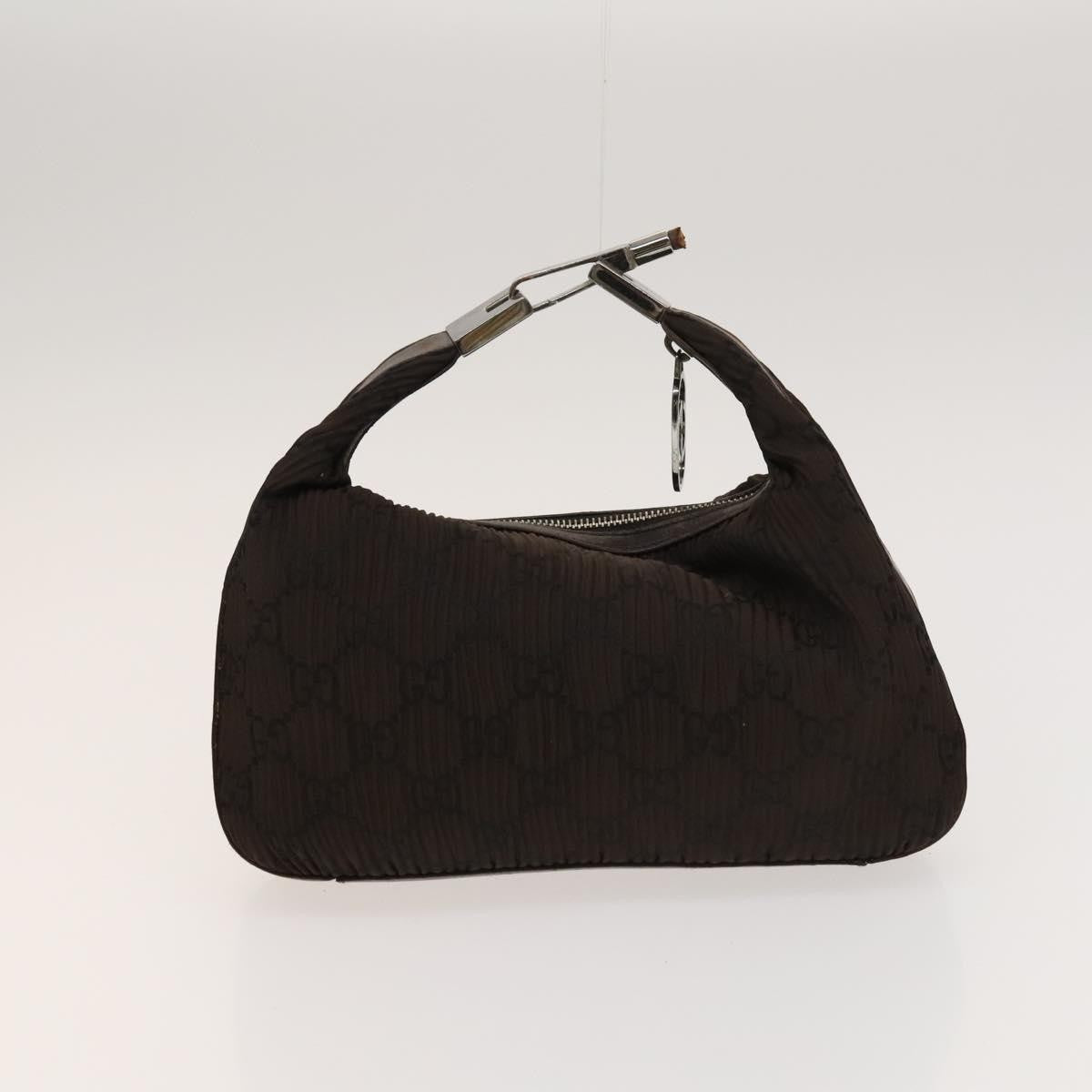 Gucci GUCCI GG Canvas Crystal Shoulder Bag 2 Set Beige Brown Authentic hk2866