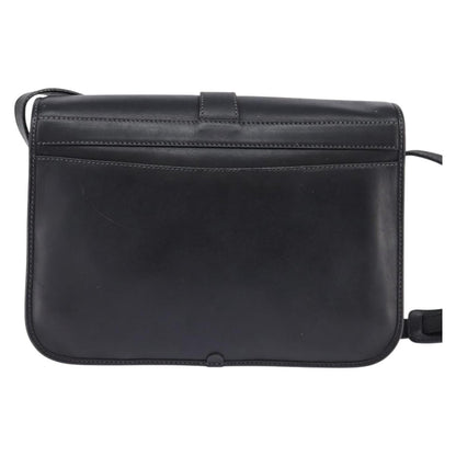 Gucci GUCCI GG Canvas Shoulder Bag Black Gold 001 261 0613 Authentic 144610
