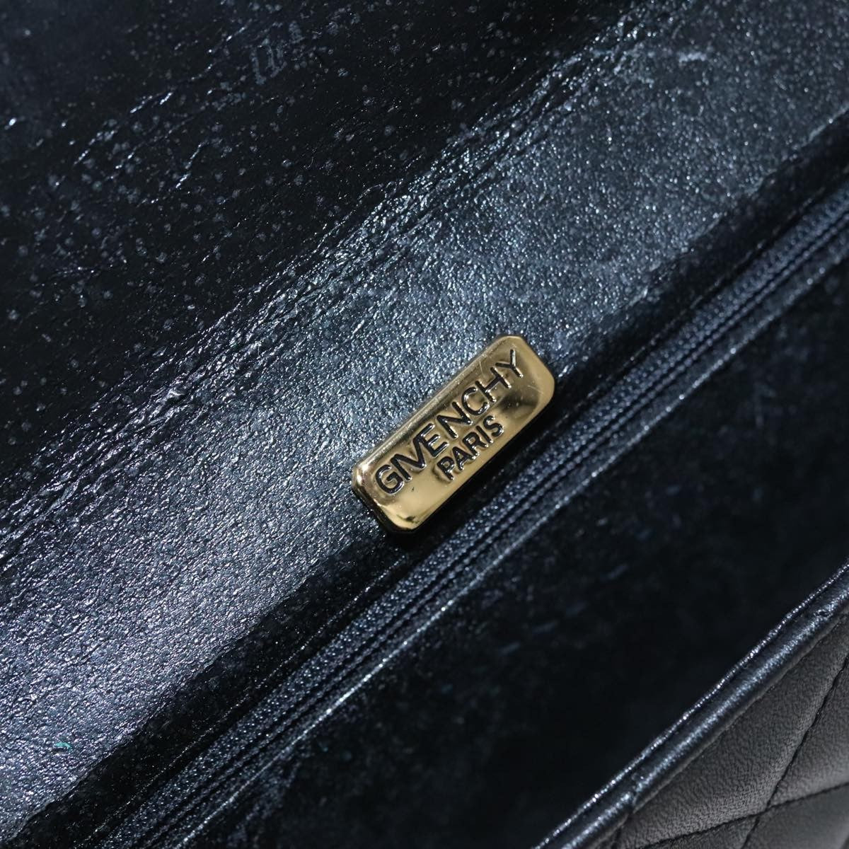 Givenchy GIVENCHY Chain Shoulder Bag Leather Black Authentic bs20851