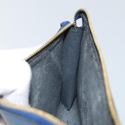 Louis Vuitton LOUIS VUITTON Epi Pochette Accessoires Pouch Blue M52985 LV Authentic BA11656 Bag
