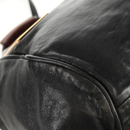 Chloé Chloé Chloe Etel Hand Bag Leather 2way Black Authentic BA6838