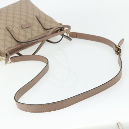 Gucci GUCCI GG Supreme Tote Bag PVC 2way Beige Gold 353440 Authentic 178185
