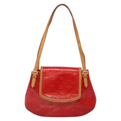 Louis Vuitton LOUIS VUITTON Monogram Vernis Biscayne Bay GM Bag Rouge M91287 LV Authentic 139917