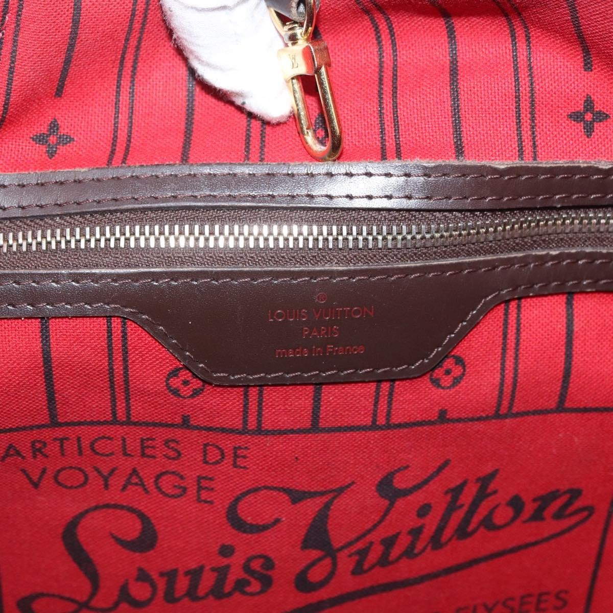 Louis Vuitton LOUIS VUITTON Damier Ebene Neverfull GM Tote Bag N51106 LV Authentic LNZ627