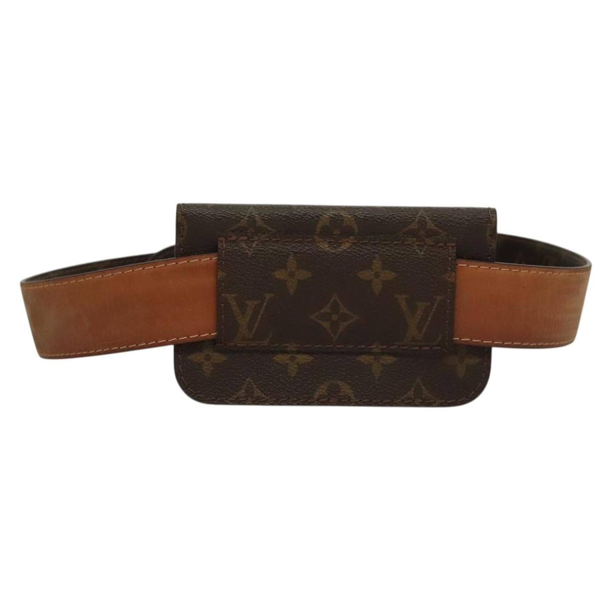 Louis Vuitton LOUIS VUITTON Monogram Ceinture Pochette Solo Waist bag M6948W LV Authentic ki5888