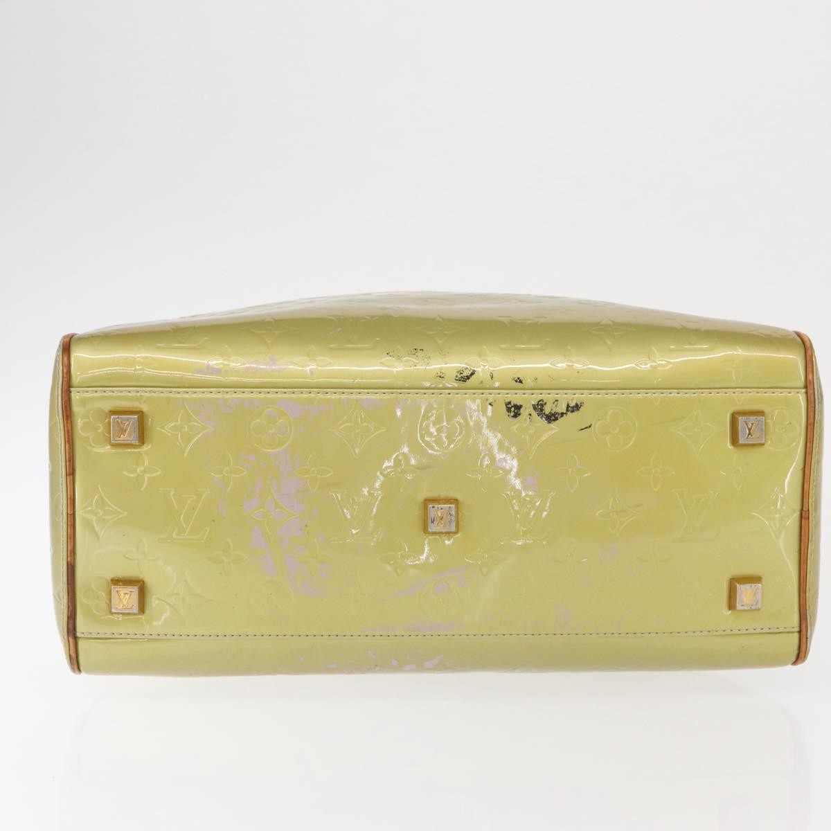 Louis Vuitton LOUIS VUITTON Monogram Vernis Tompkins Square Bag Gris M91150 LV Authentic ep12776