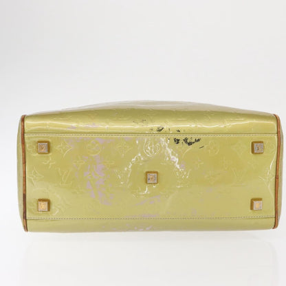 Louis Vuitton LOUIS VUITTON Monogram Vernis Tompkins Square Bag Gris M91150 LV Authentic ep12776